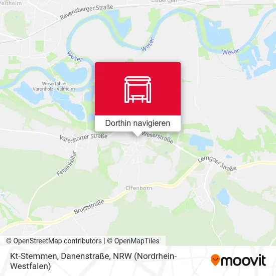 Kt-Stemmen, Danenstraße Karte