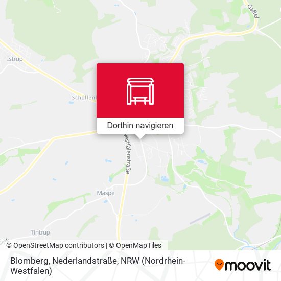 Blomberg, Nederlandstraße Karte