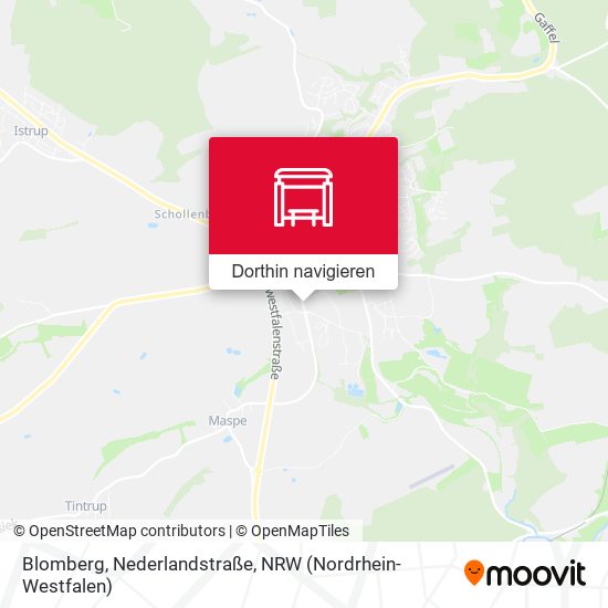 Blomberg, Nederlandstraße Karte