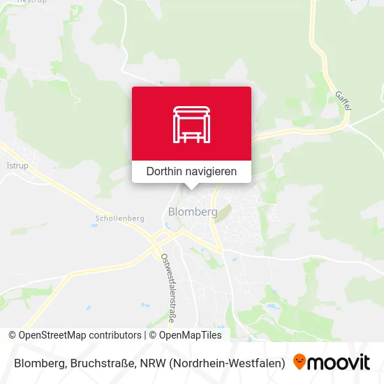 Blomberg, Bruchstraße Karte