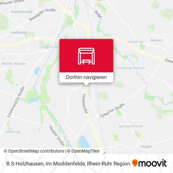 B.S-Holzhausen, Im Moddenfelde Karte