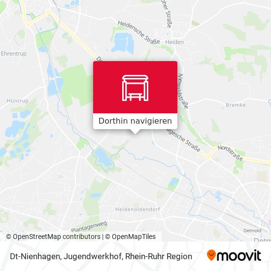 Dt-Nienhagen, Jugendwerkhof Karte