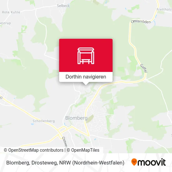 Blomberg, Drosteweg Karte
