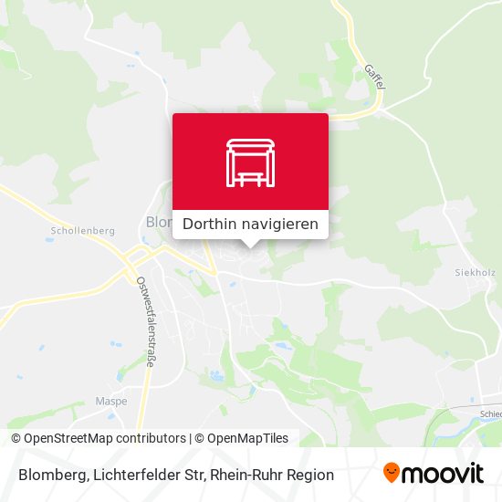 Blomberg, Lichterfelder Str Karte