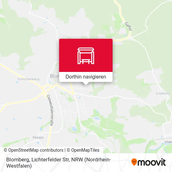 Blomberg, Lichterfelder Str Karte