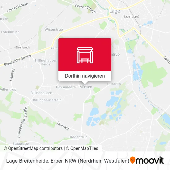 Lage-Breitenheide, Erber Karte