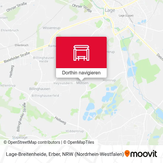 Lage-Breitenheide, Erber Karte