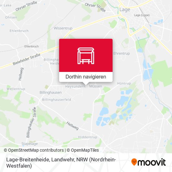 Lage-Breitenheide, Landwehr Karte