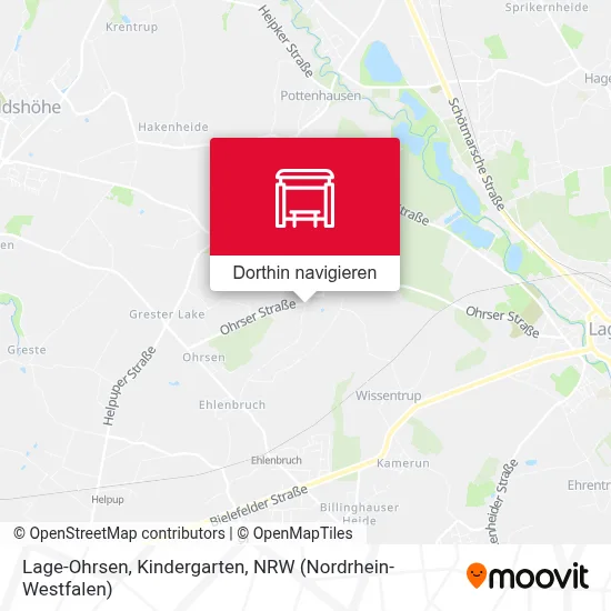 Lage-Ohrsen, Kindergarten Karte