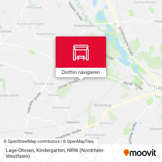Lage-Ohrsen, Kindergarten Karte