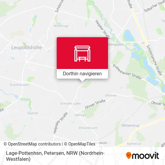 Lage-Pottenhsn, Petersen Karte