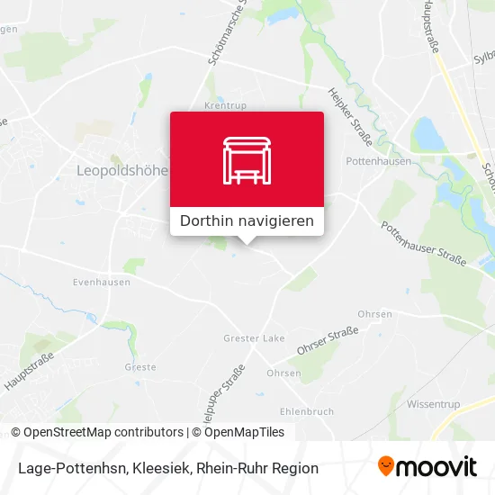 Lage-Pottenhsn, Kleesiek Karte