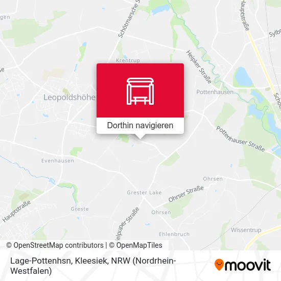 Lage-Pottenhsn, Kleesiek Karte