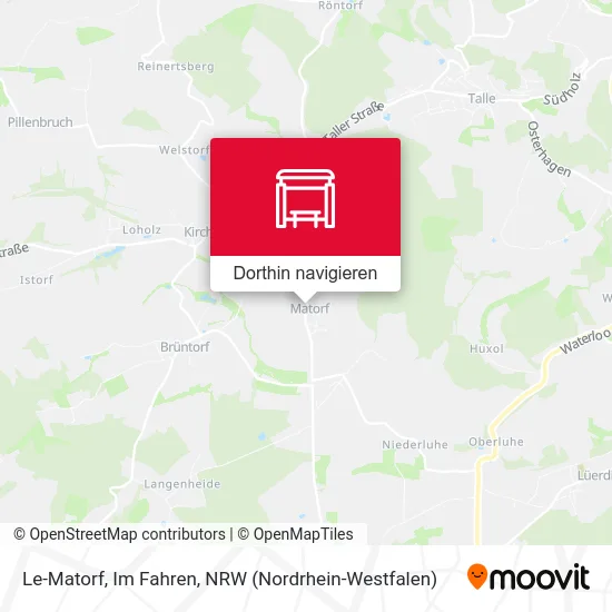 Le-Matorf, Im Fahren Karte