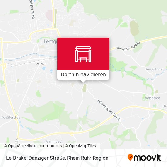 Le-Brake, Danziger Straße Karte