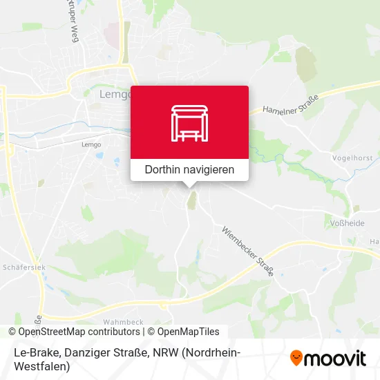 Le-Brake, Danziger Straße Karte