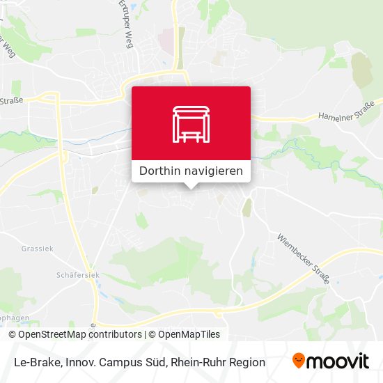 Le-Brake, Innov. Campus Süd Karte