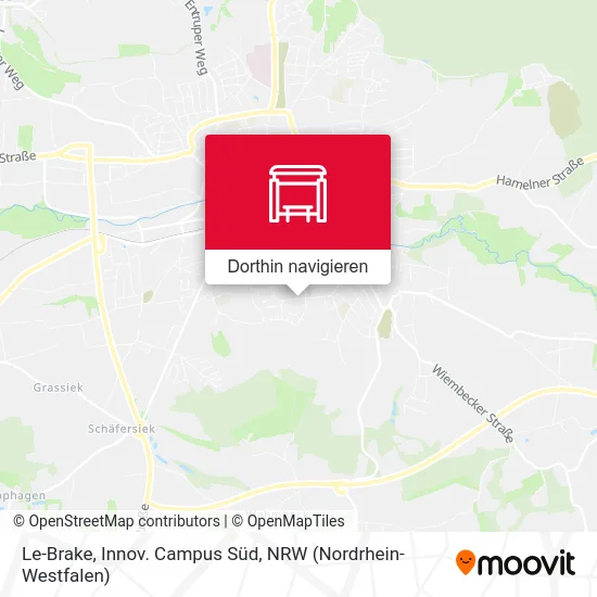 Le-Brake, Innov. Campus Süd Karte