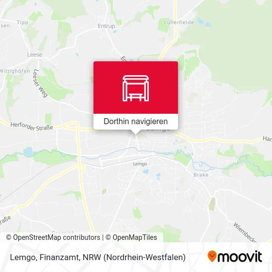 Lemgo, Finanzamt Karte