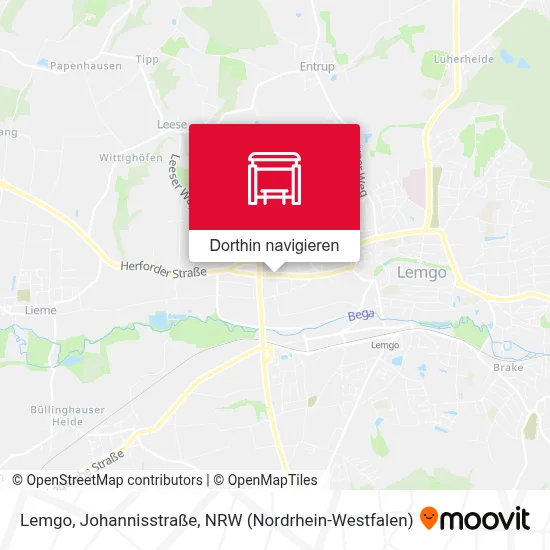 Lemgo, Johannisstraße Karte