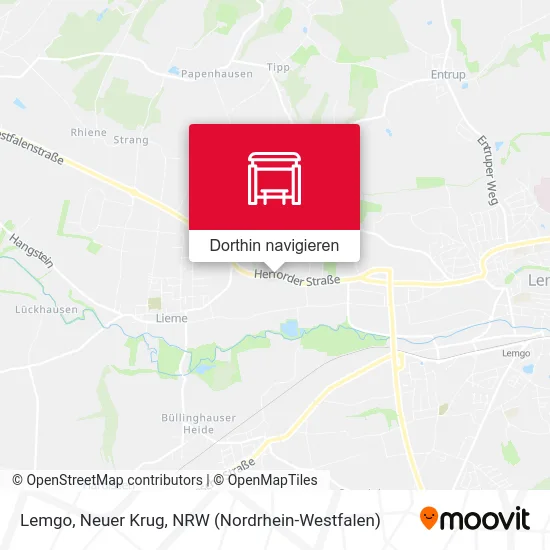 Lemgo, Neuer Krug Karte