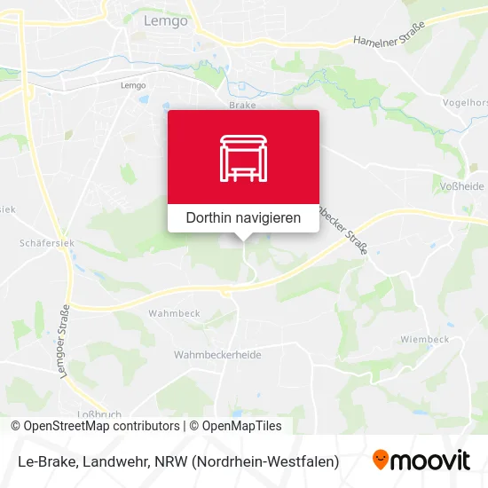 Le-Brake, Landwehr Karte