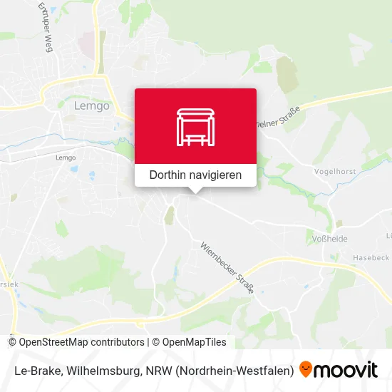 Le-Brake, Wilhelmsburg Karte