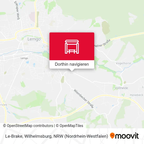 Le-Brake, Wilhelmsburg Karte