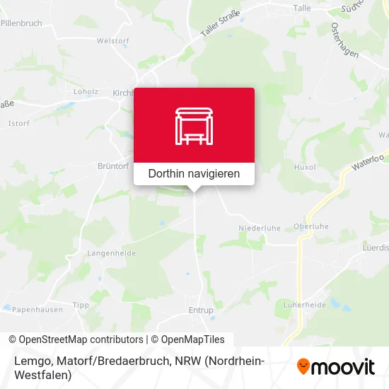 Lemgo, Matorf/Bredaerbruch Karte