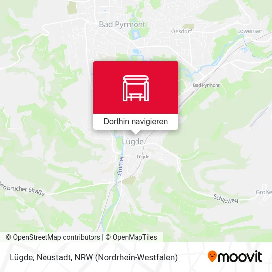 Lügde, Neustadt Karte