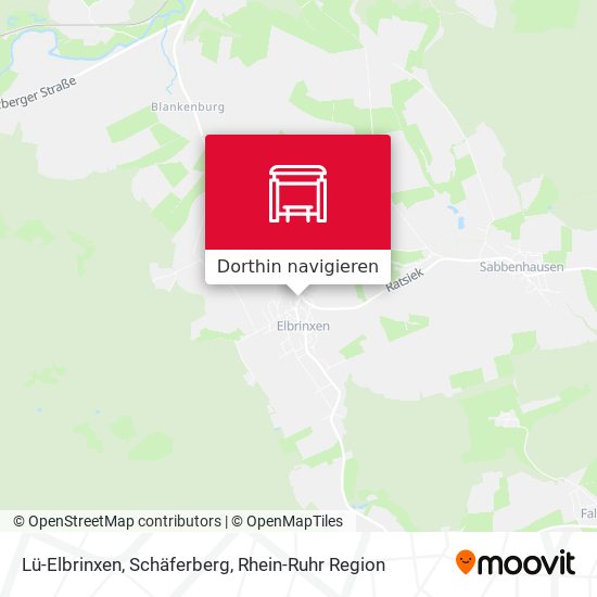 Lü-Elbrinxen, Schäferberg Karte