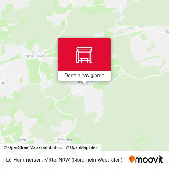 Lü-Hummersen, Mitte Karte