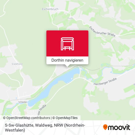 S-Sw-Glashütte, Waldweg Karte