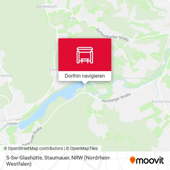 S-Sw-Glashütte, Staumauer Karte