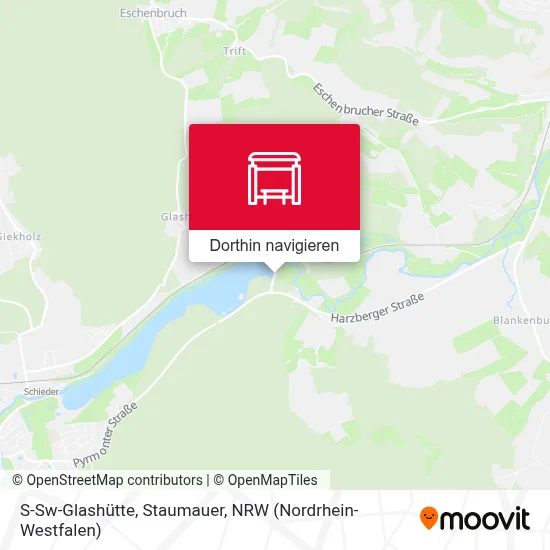 S-Sw-Glashütte, Staumauer Karte