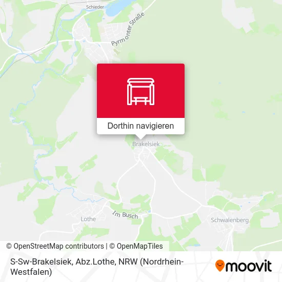 S-Sw-Brakelsiek, Abz.Lothe Karte