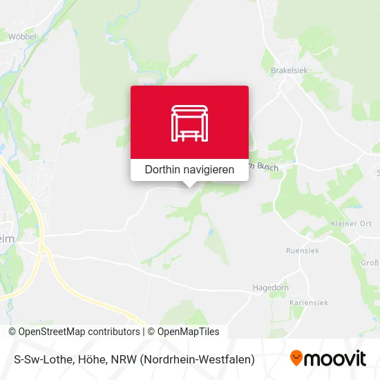 S-Sw-Lothe, Höhe Karte