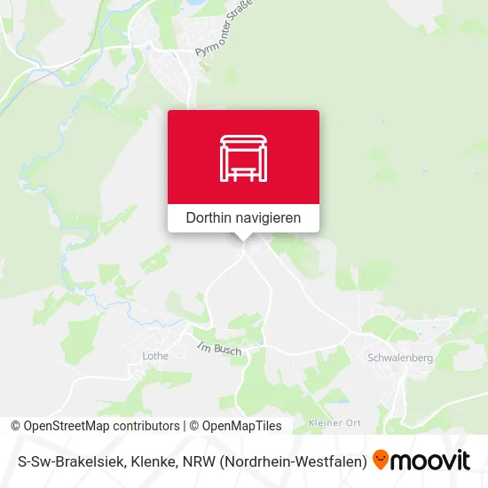 S-Sw-Brakelsiek, Klenke Karte