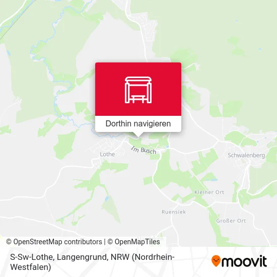 S-Sw-Lothe, Langengrund Karte