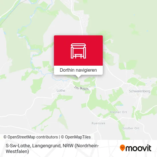 S-Sw-Lothe, Langengrund Karte