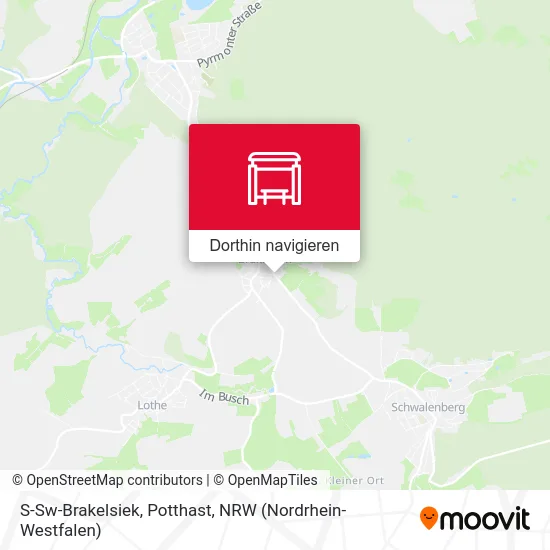 S-Sw-Brakelsiek, Potthast Karte