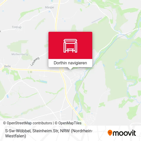 S-Sw-Wöbbel, Steinheim.Str Karte