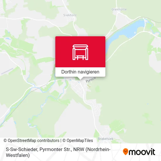 S-Sw-Schieder, Pyrmonter Str. Karte