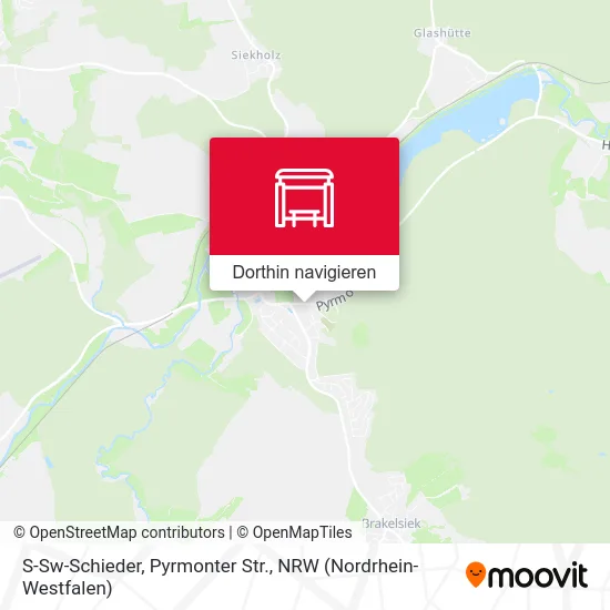 S-Sw-Schieder, Pyrmonter Str. Karte