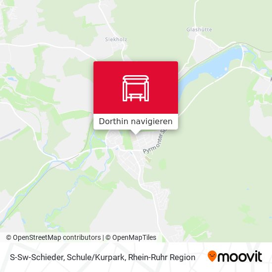 S-Sw-Schieder, Schule/Kurpark Karte