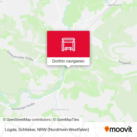 Lügde, Schlieker Karte