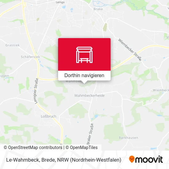 Le-Wahmbeck, Brede Karte