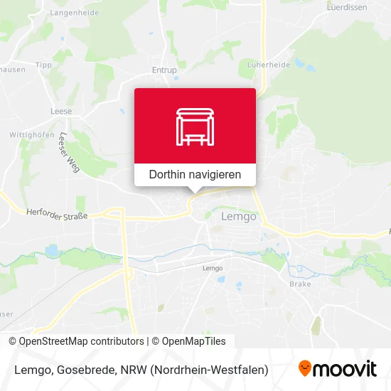 Lemgo, Gosebrede Karte