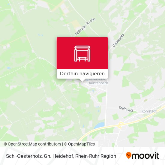 Schl-Oesterholz, Gh. Heidehof Karte