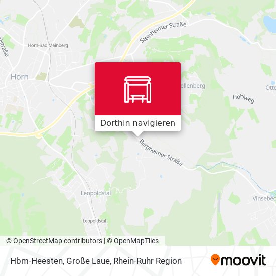 Hbm-Heesten, Große Laue Karte